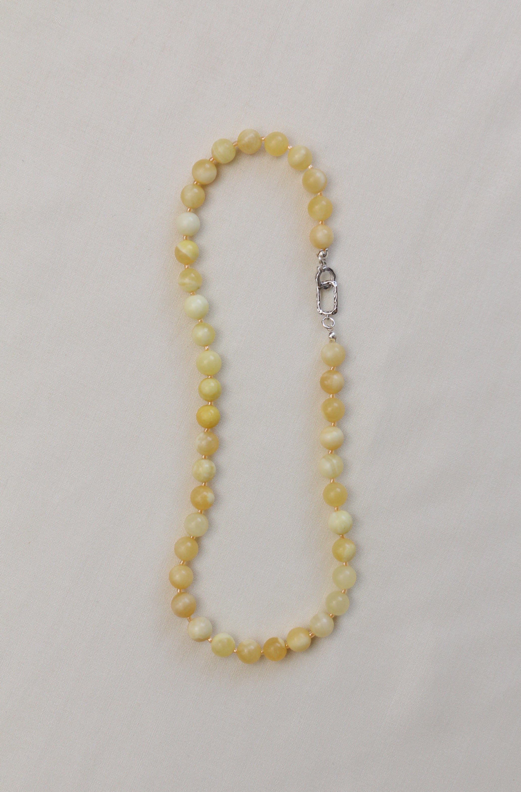 Yellow Jade Necklace