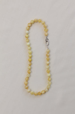 Yellow Jade Necklace