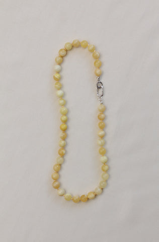 Yellow Jade Necklace