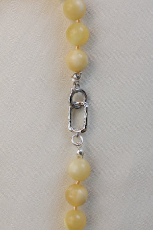 Yellow Jade Necklace