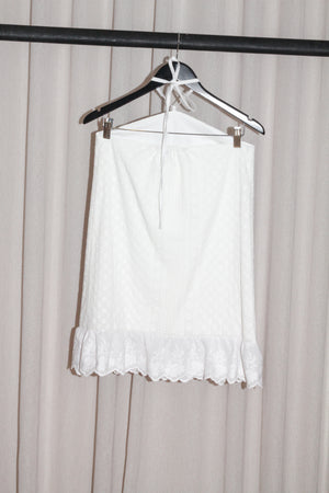 Broidery Halter Dress - XS, L