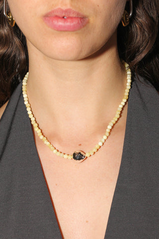 Yellow Jade Pepita Necklace