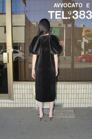 Rosalia Dress - Black Velvet