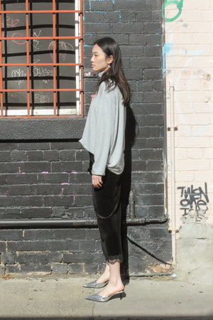 Diana Skirt - Black Velvet