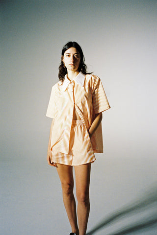 Leisure Shorts - Orange Stripe