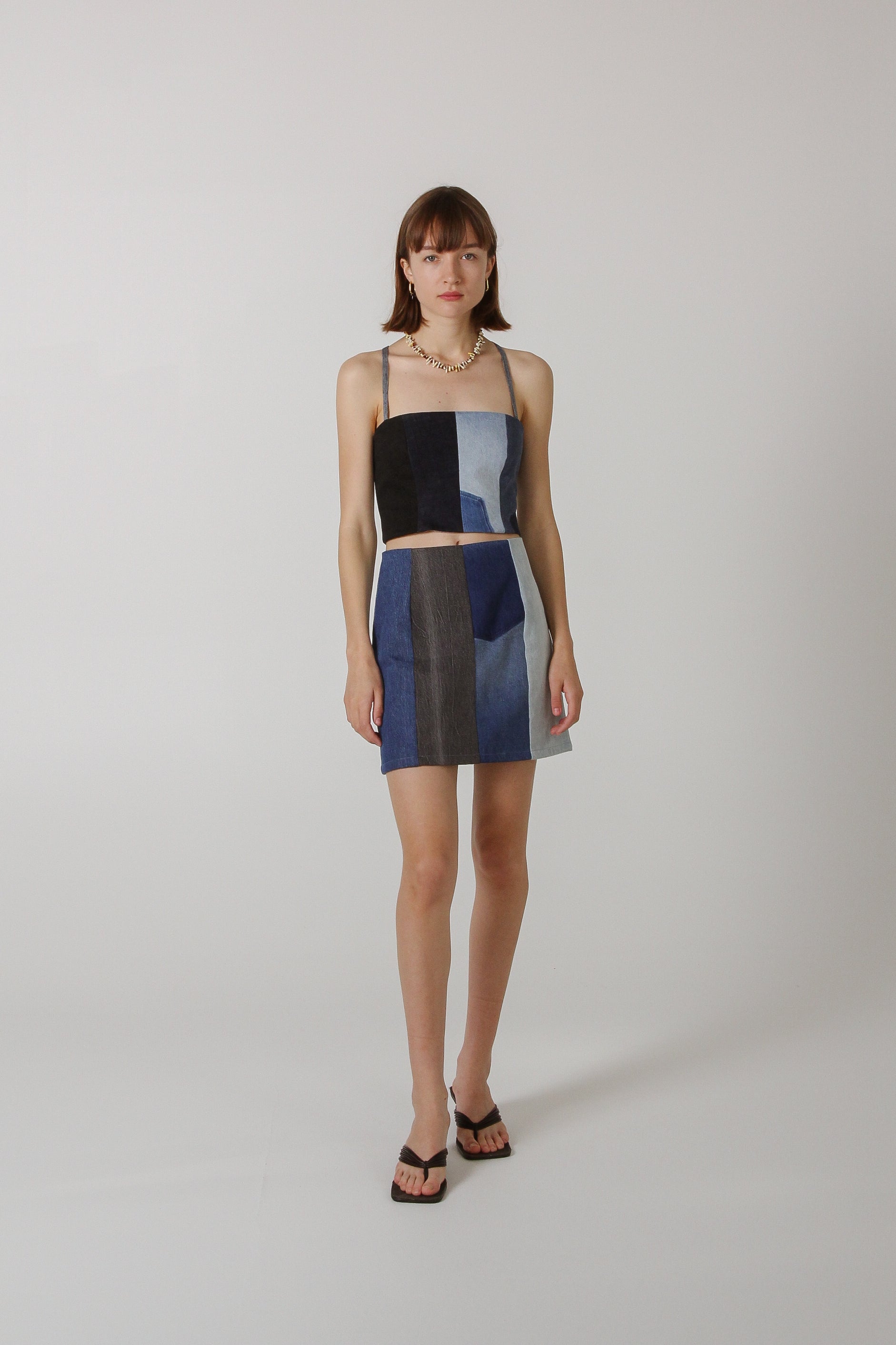 Panneau Top - Upcycled Denim