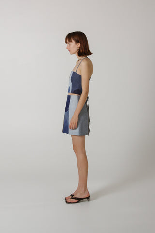 Panneau Top - Upcycled Denim
