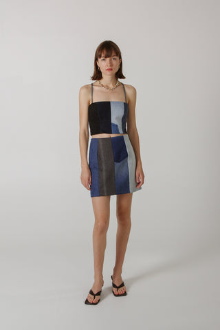 Panneau Top - Upcycled Denim