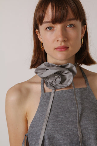 Rose Collar - Gray