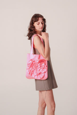 Rose Mini Tote Bag - Bubblegum