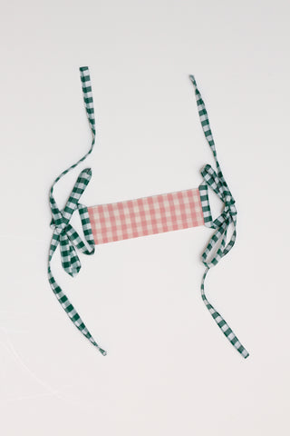 Mask - Pink and Green Ginham