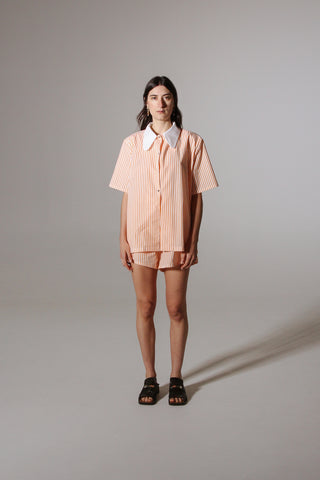 Motore Shirt - Orange Stripe